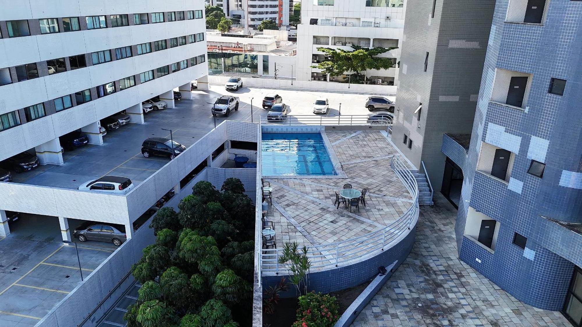 Flat No Condominio Metropolis - Ilha Do Leite Recife Eksteriør billede