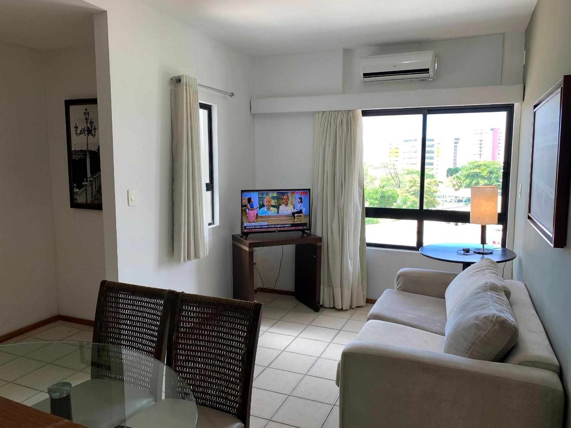 Flat No Condominio Metropolis - Ilha Do Leite Recife Eksteriør billede