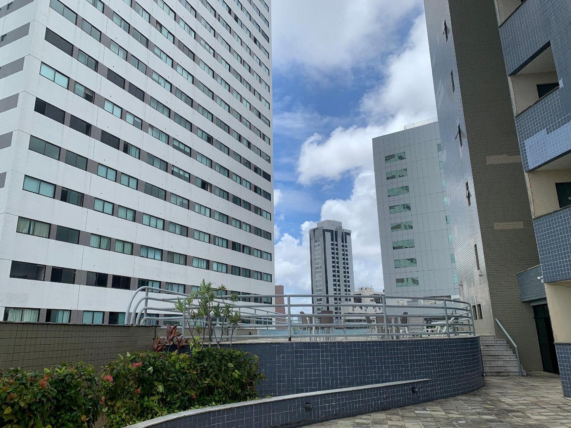 Flat No Condominio Metropolis - Ilha Do Leite Recife Eksteriør billede